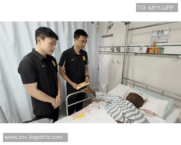 铜梁龙总经理慰问阿萨莫阿阿萨莫阿向张志雄表达理解与支持